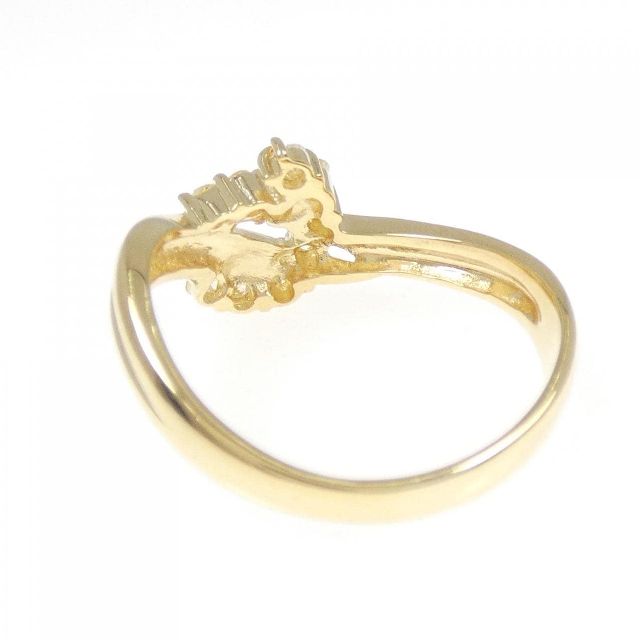 K18YG ダイヤモンド リング 0.30CT