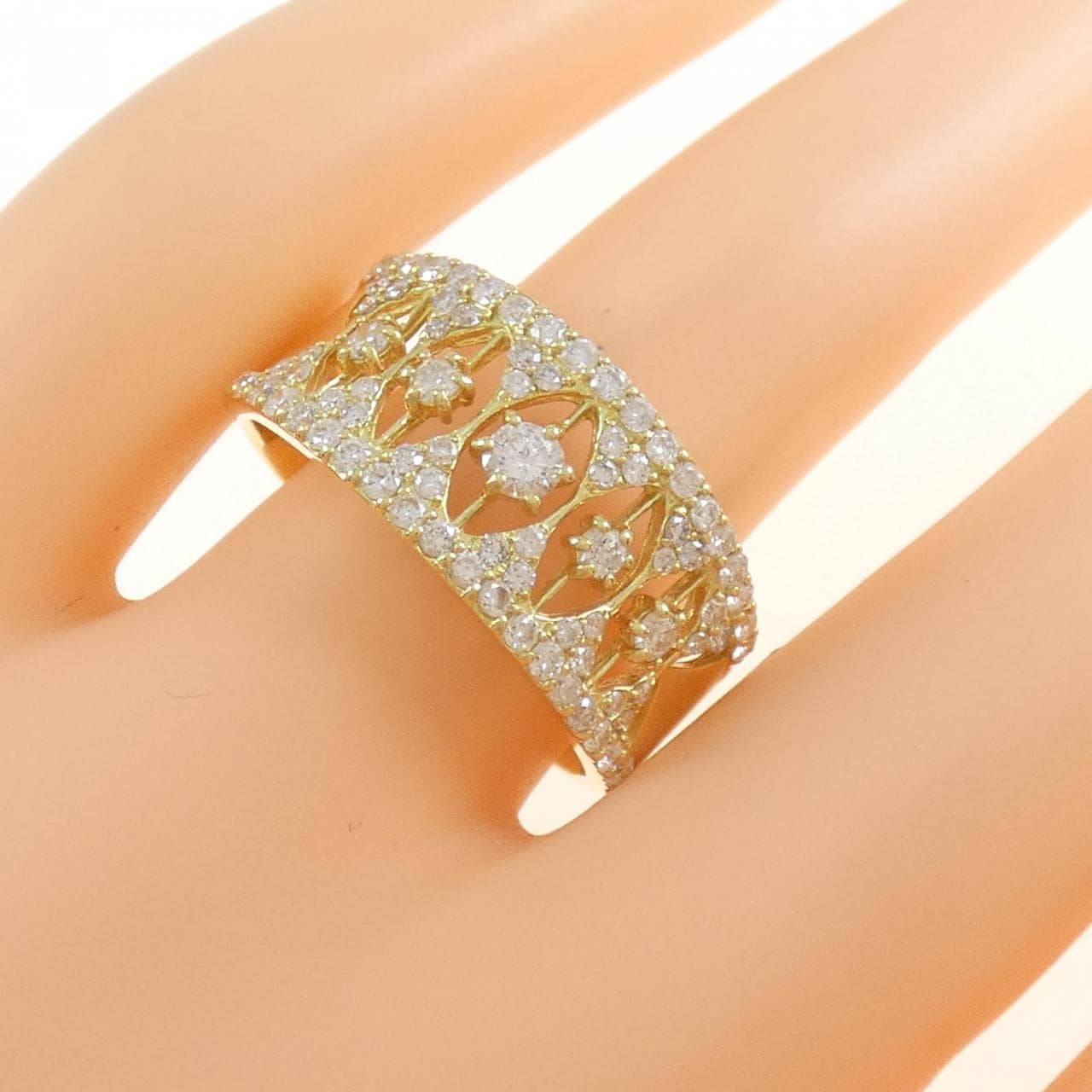 K18YG ダイヤモンド リング 1.00CT