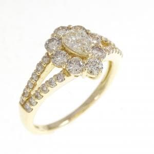 K18YG ダイヤモンド リング 1.00CT