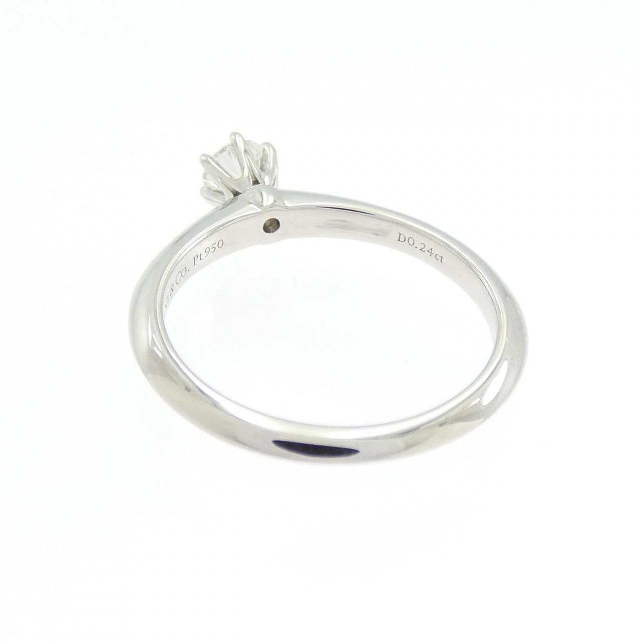 ティファニー クラシックソリティア リング 0.24CT