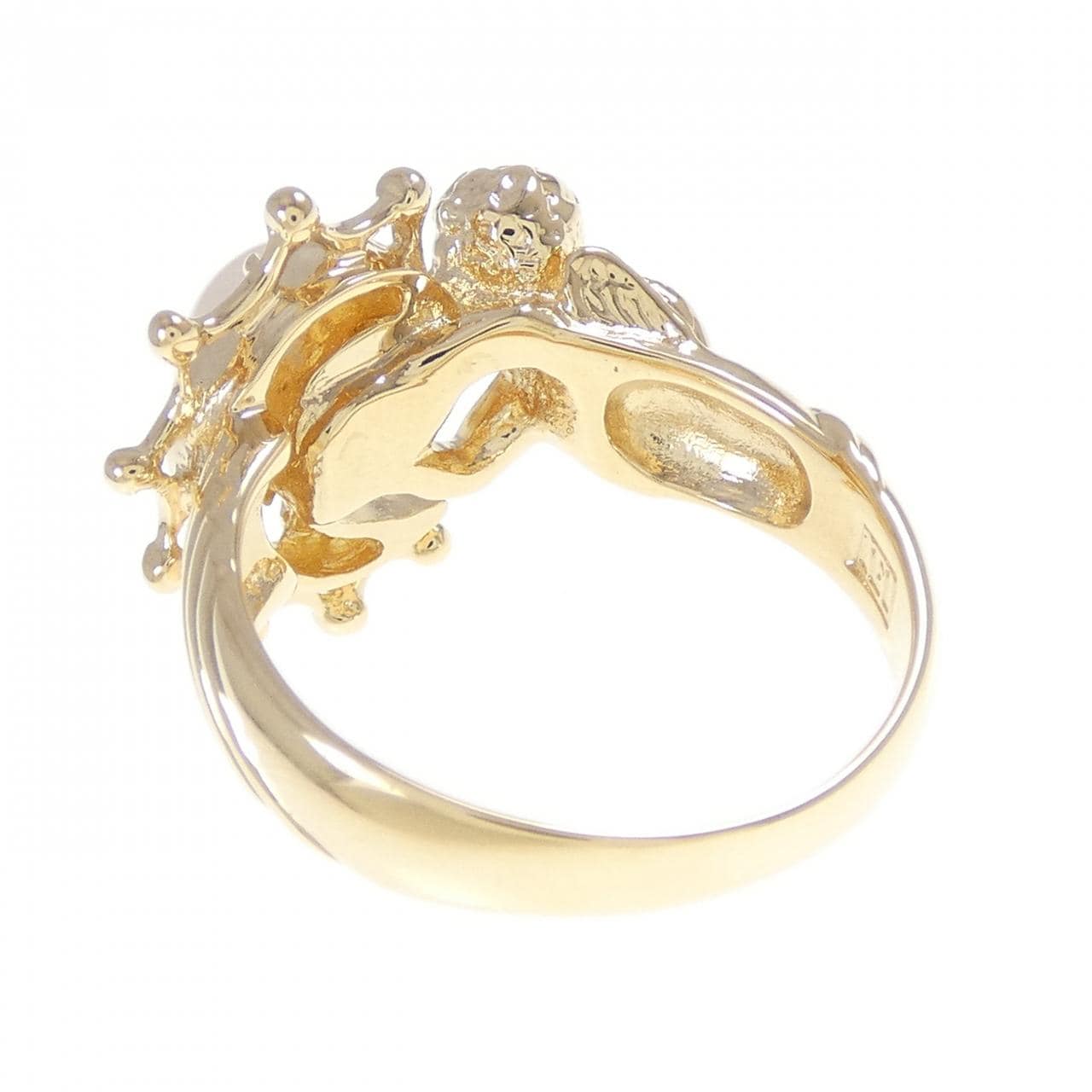 K18YG アコヤパール リング 7.2mm