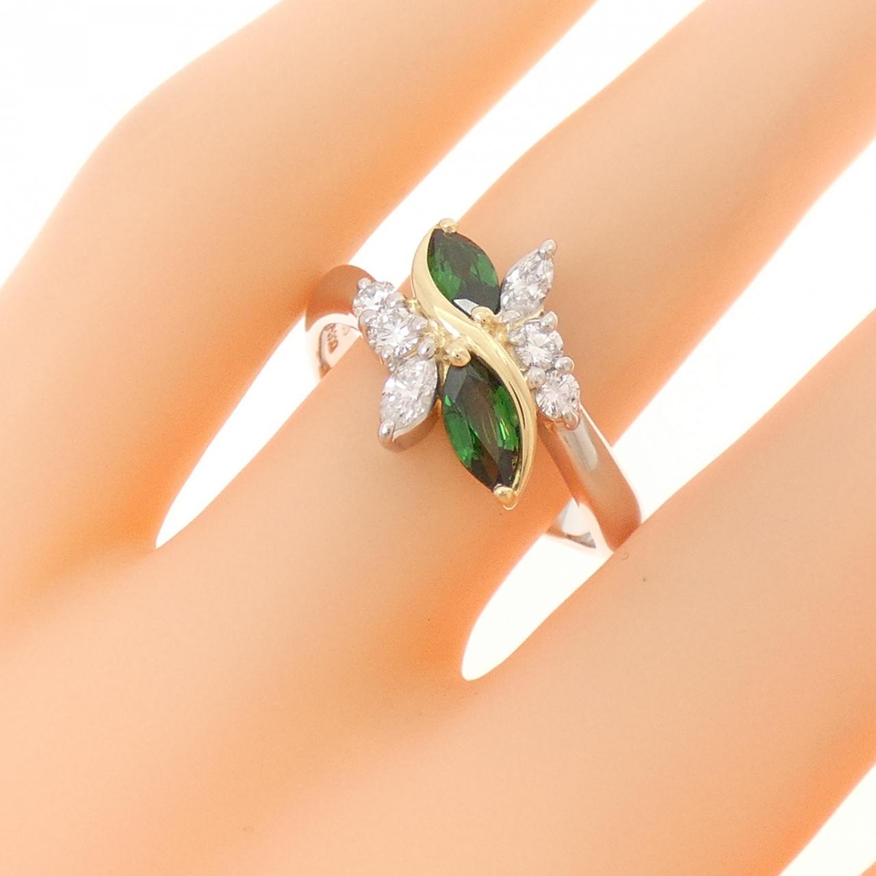 ジュネ ガーネット リング 0.64CT