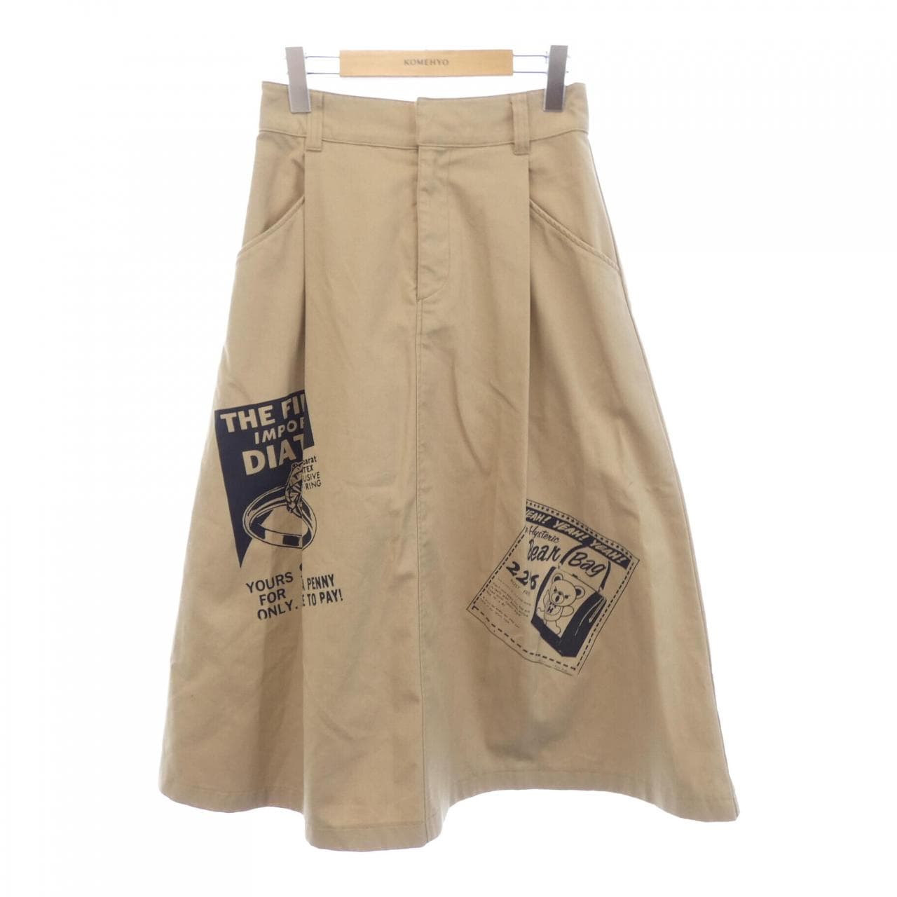 ヒステリックグラマー HYSTERIC GLAMOUR 01172AK02 スカート