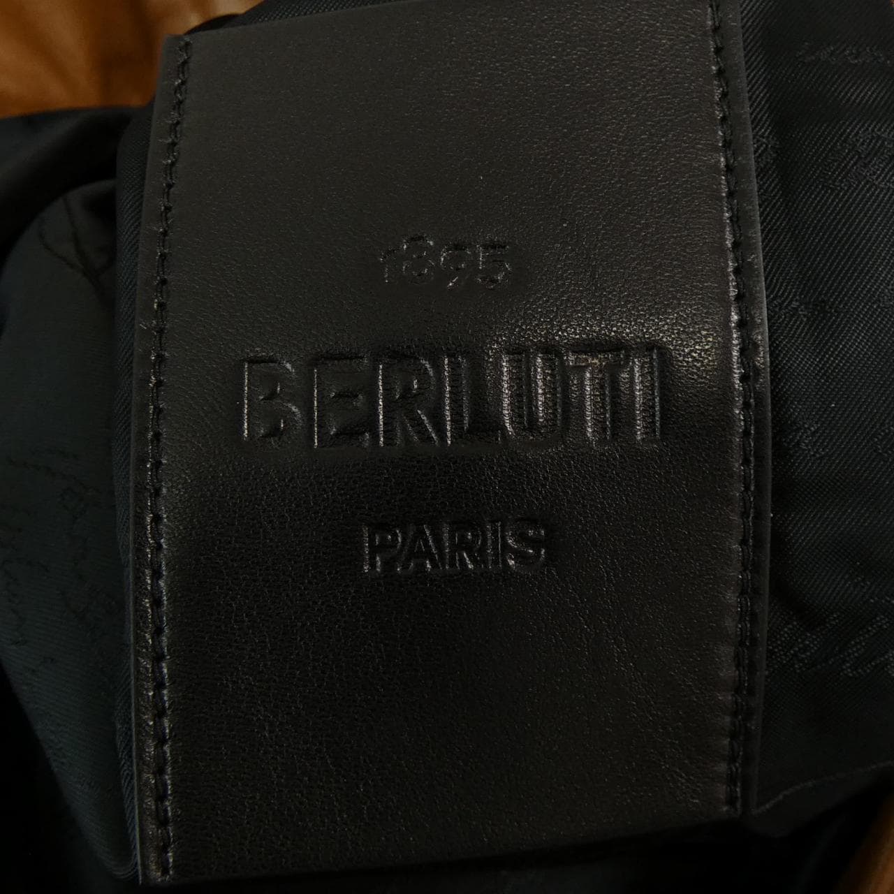 Berluti leather jacket