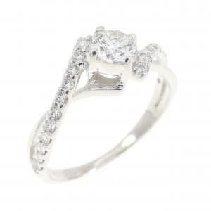 K18WG ダイヤモンド リング 0.301CT F VS1 VG