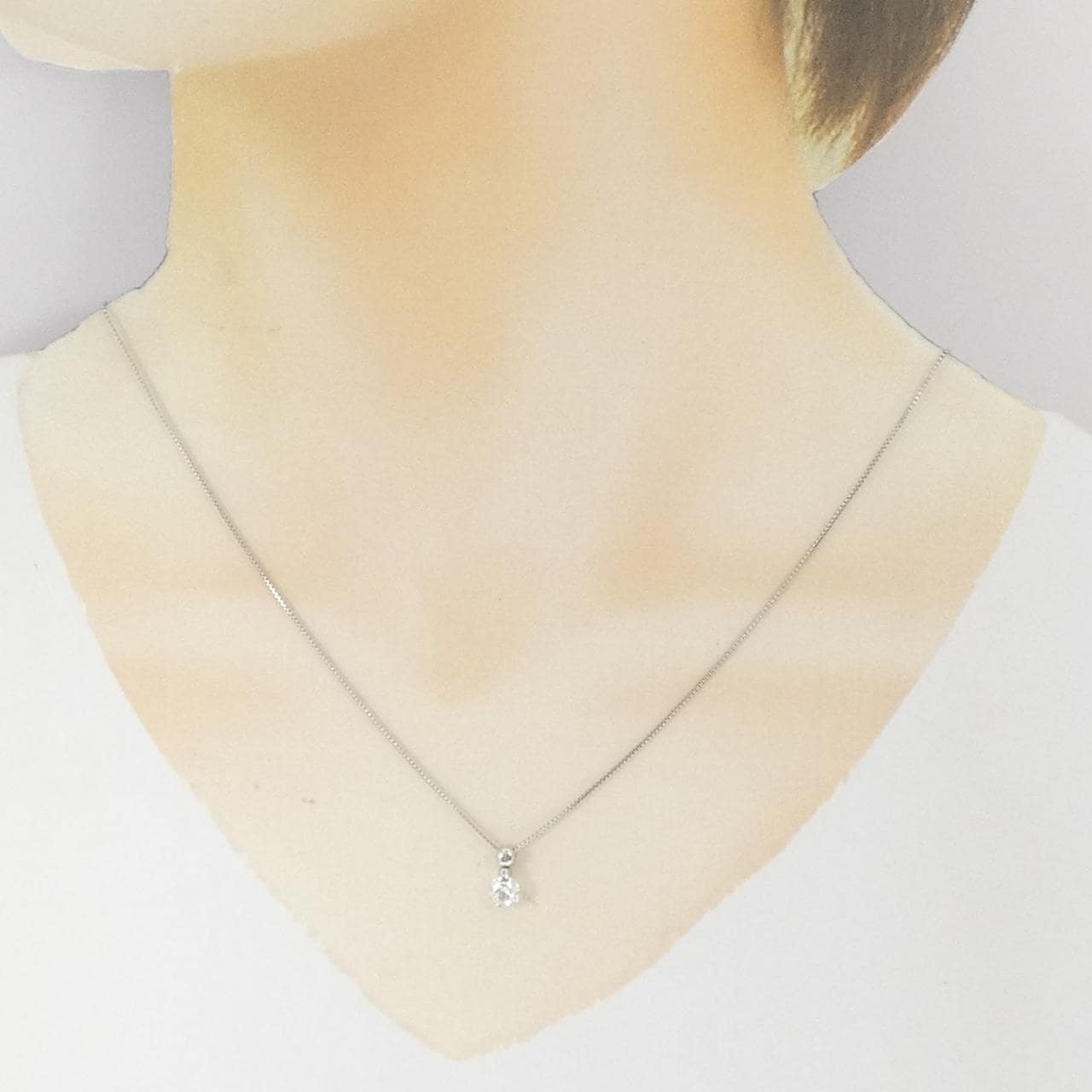 PT900/PT850 ダイヤモンド ネックレス 0.502CT