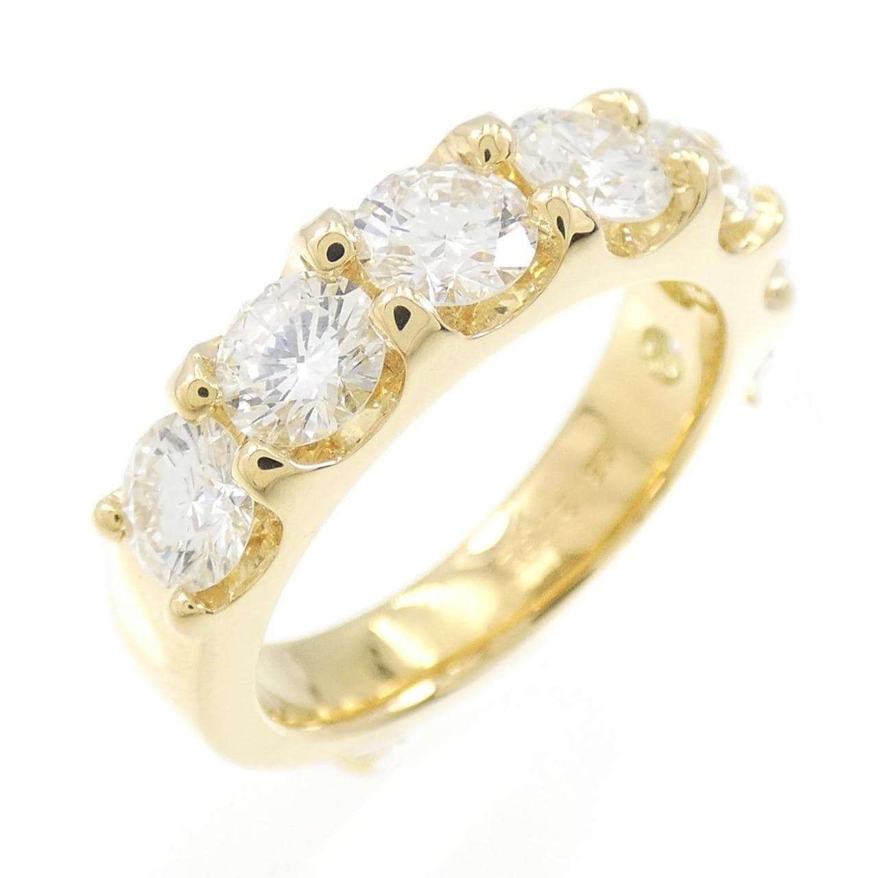 【新品】K18YG ダイヤモンド リング 2.082CT G SI1-2 VG