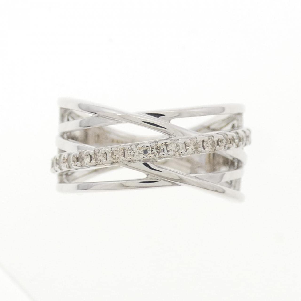 K10WG ダイヤモンド リング 0.16CT