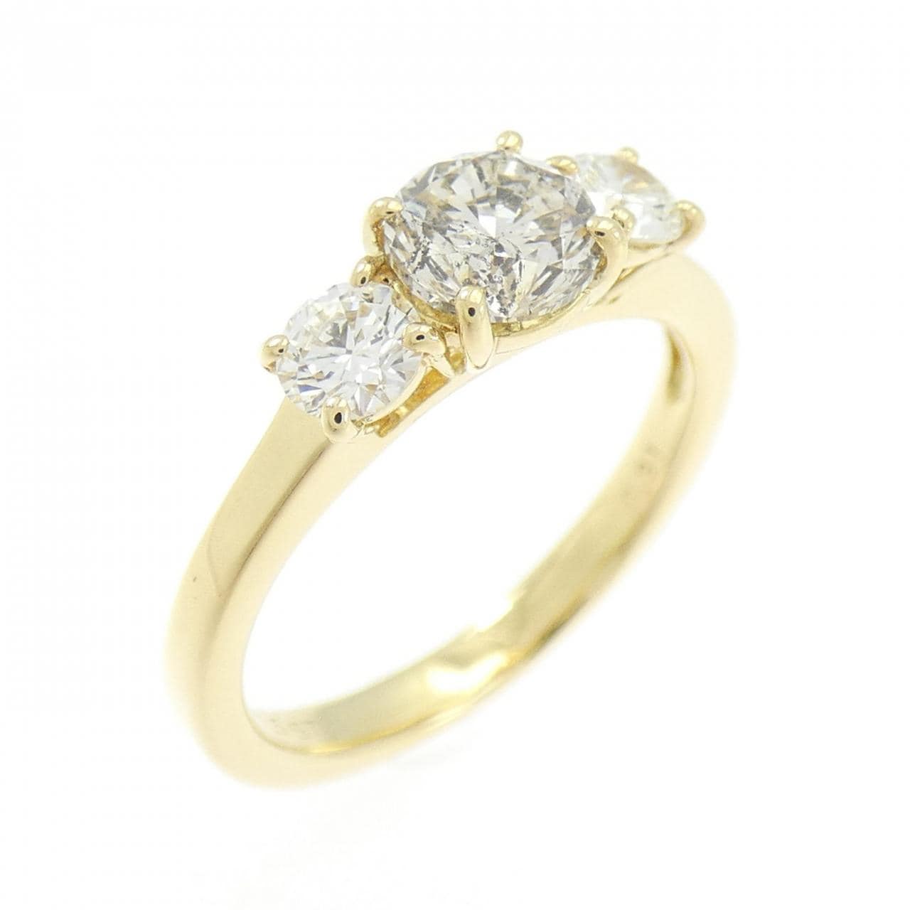 K18YG ダイヤモンド リング 0.557CT