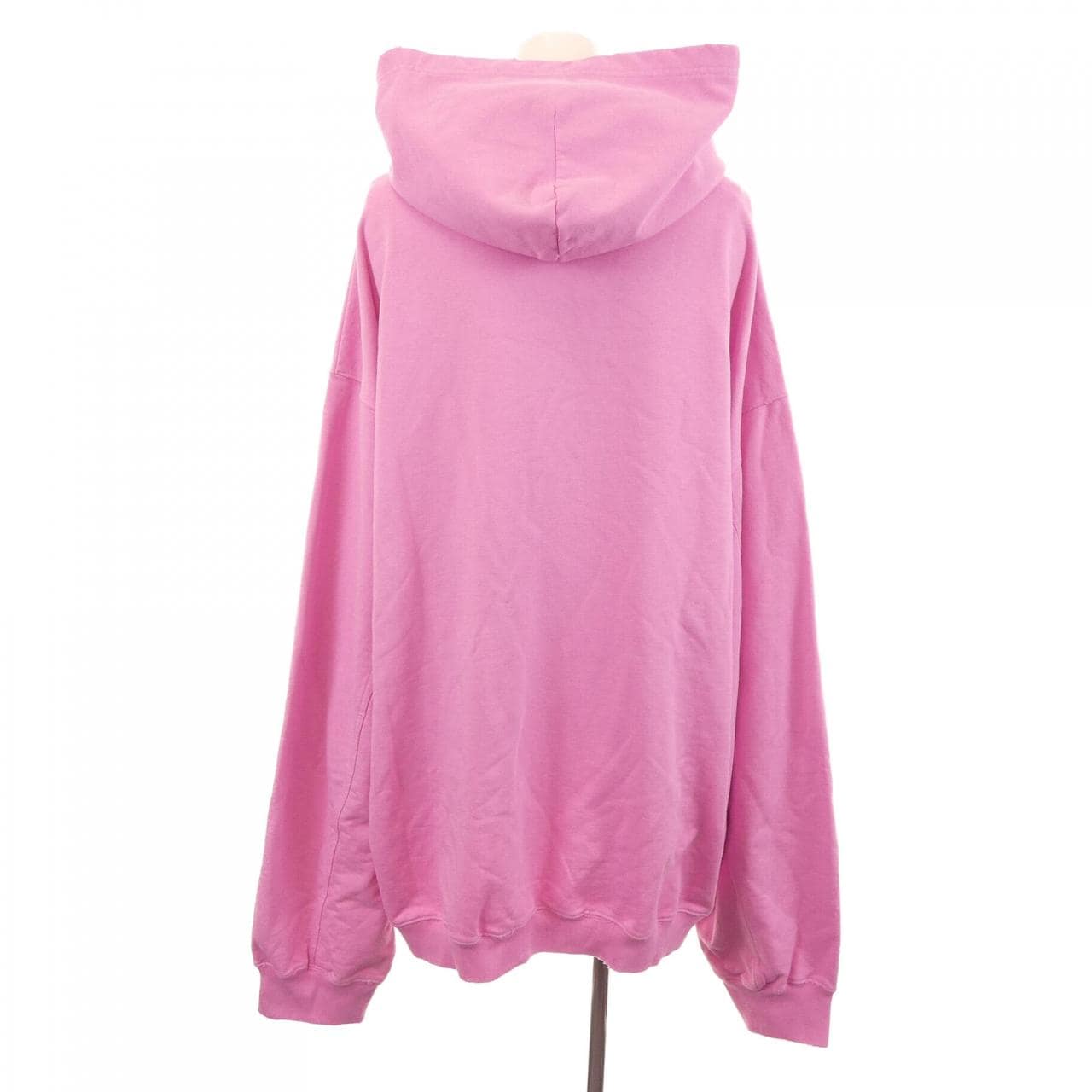 バレンシアガ BALENCIAGA DESTROYED LOGO PRINT HOODIE 729361 TNVL2 UNISEX パーカー