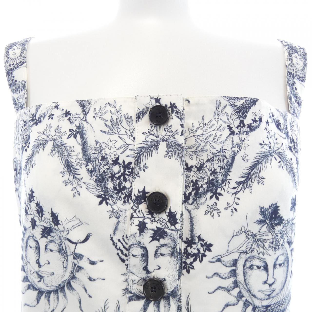 クリスチャンディオール CHRISTIAN DIOR DIORIVIERA FLARE MIDI DRESS 441D57A3816 ワンピース