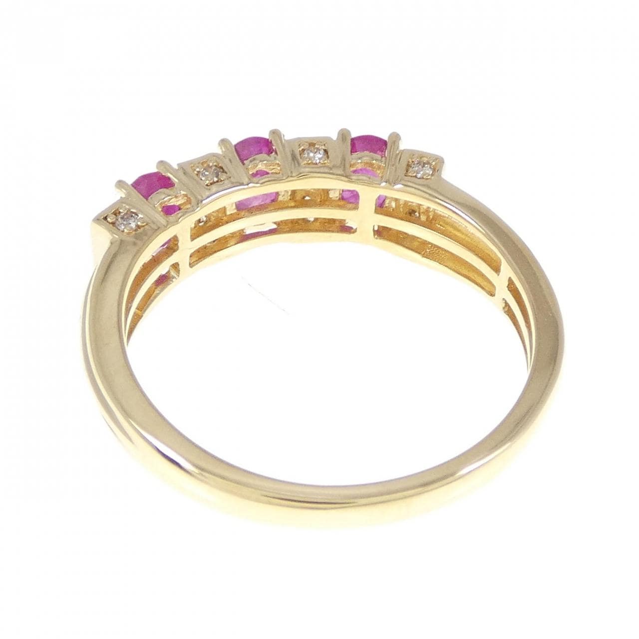 K18YG Ruby Ring 0.90CT