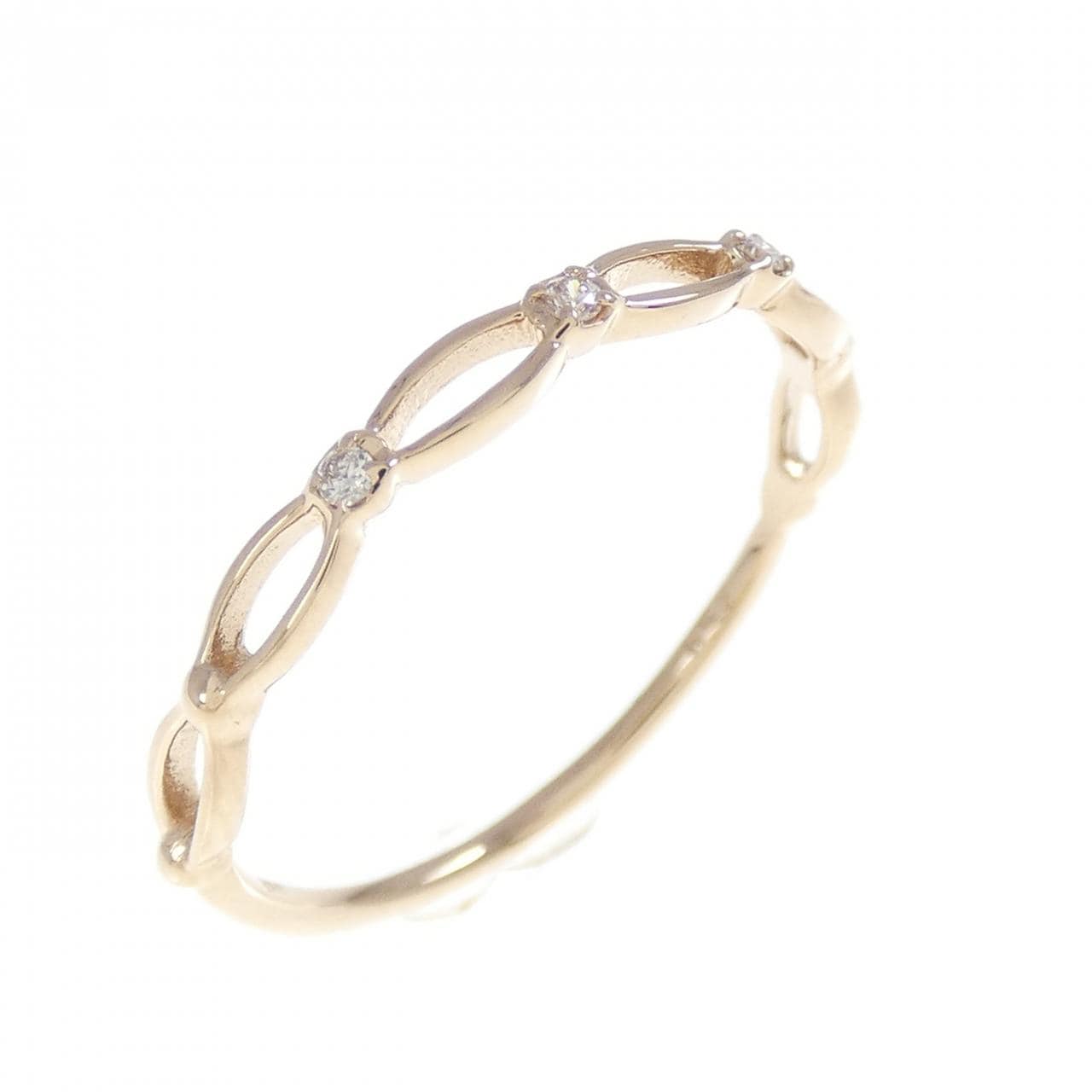 K18PG ダイヤモンド リング 0.02CT