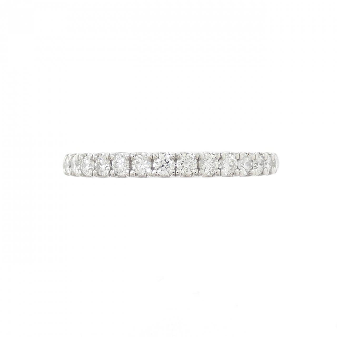 PT900 ハーフエタニティ ダイヤモンド リング 0.24CT