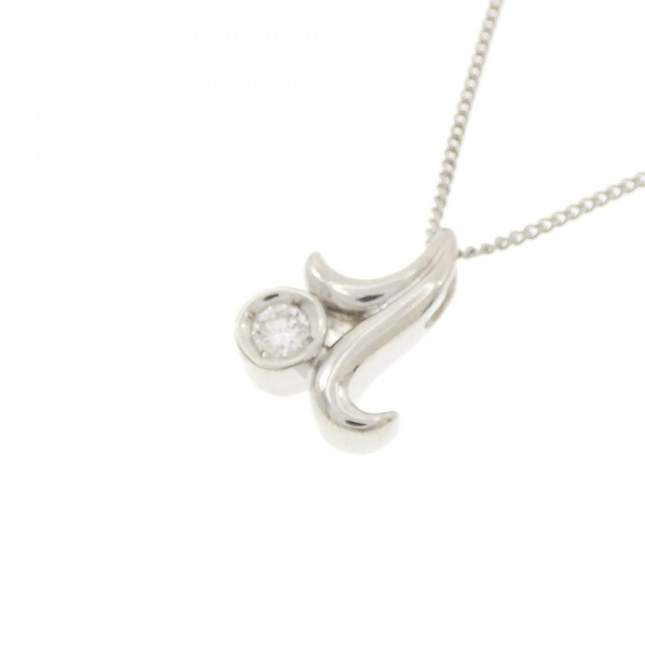 PT/PT850 ダイヤモンド ネックレス 0.08CT
