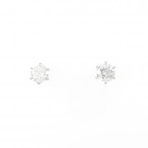 [Remake] PT/ST Diamond Earrings 0.318CT 0.354CT GH I1 Good