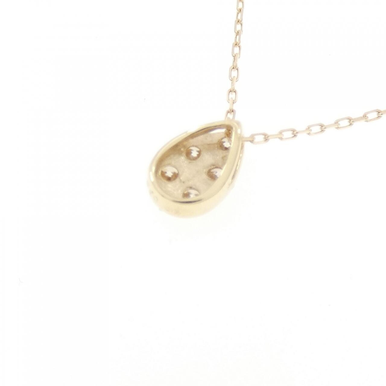 【新品】K10YG ダイヤモンド ネックレス 0.10CT