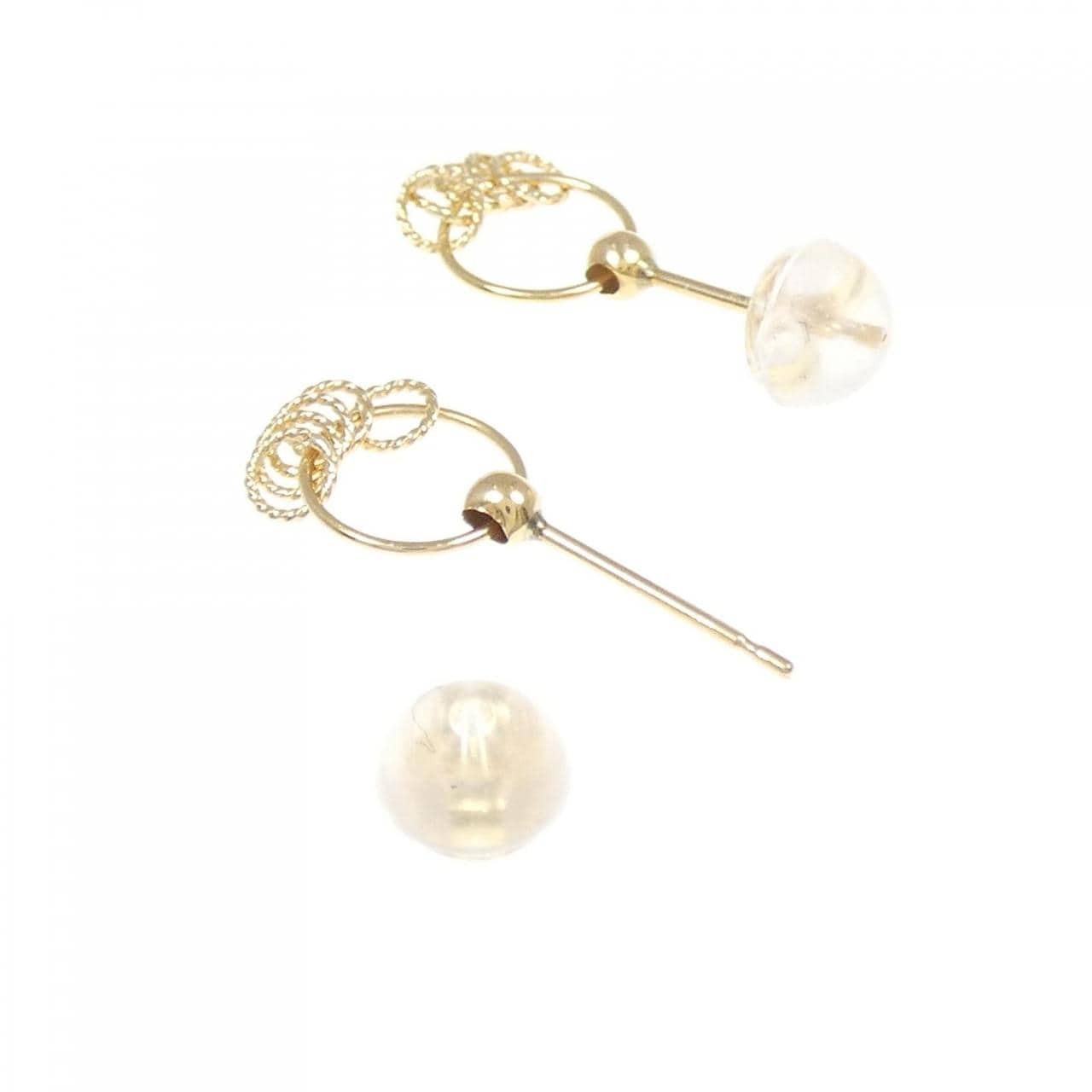 K18YG earrings