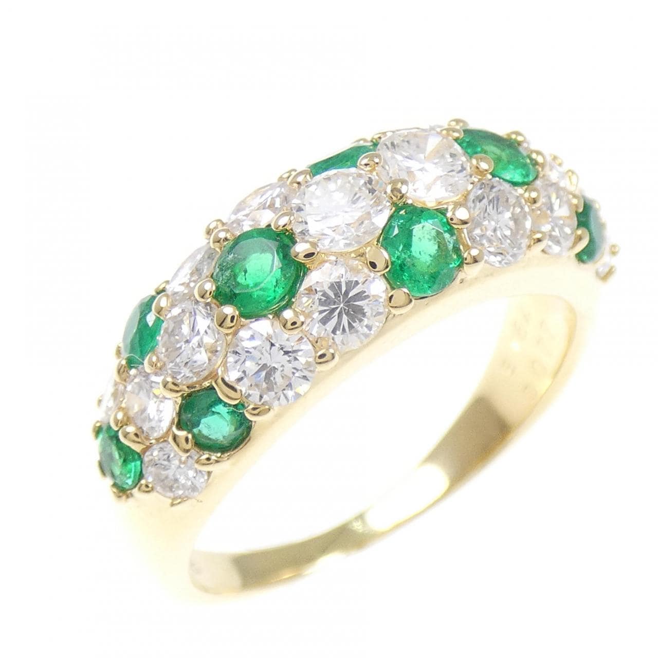 K18YG エメラルド リング 1.64CT