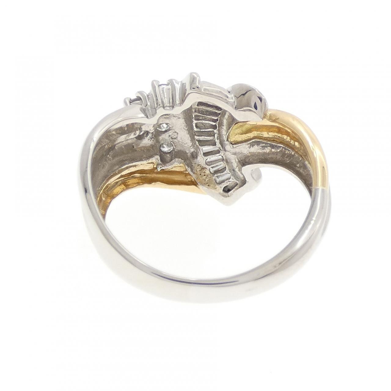 PT900/K18YG ダイヤモンド リング 0.58CT