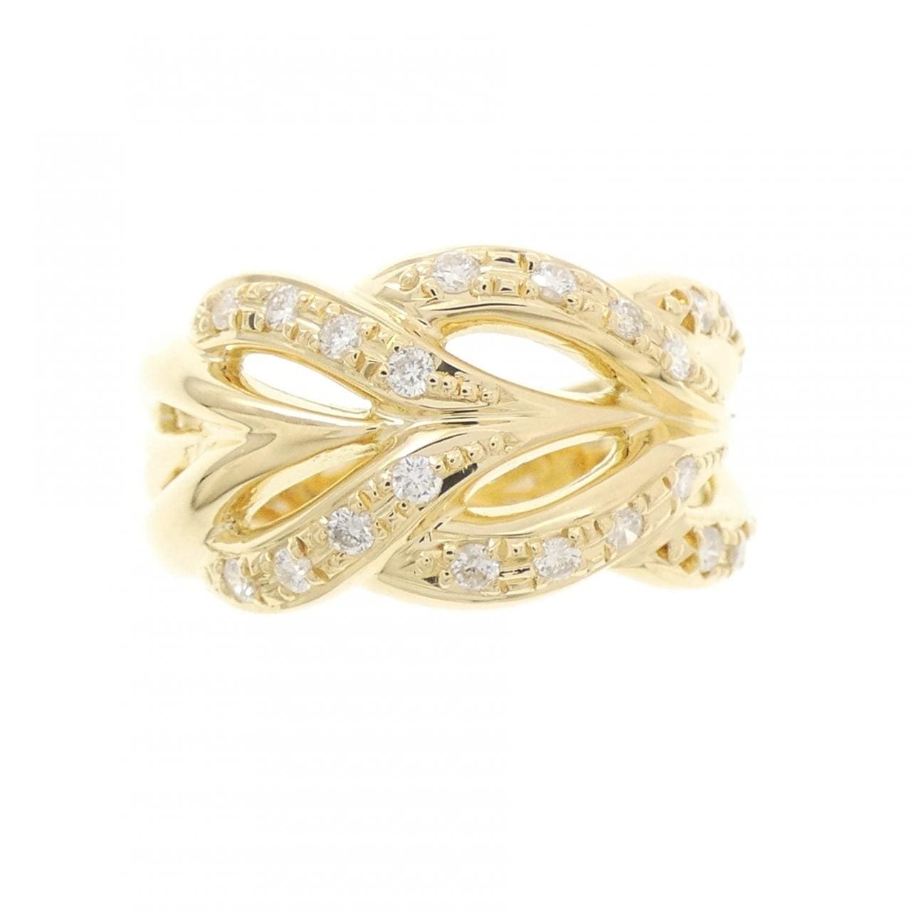 K18YG ダイヤモンド リング 0.33CT