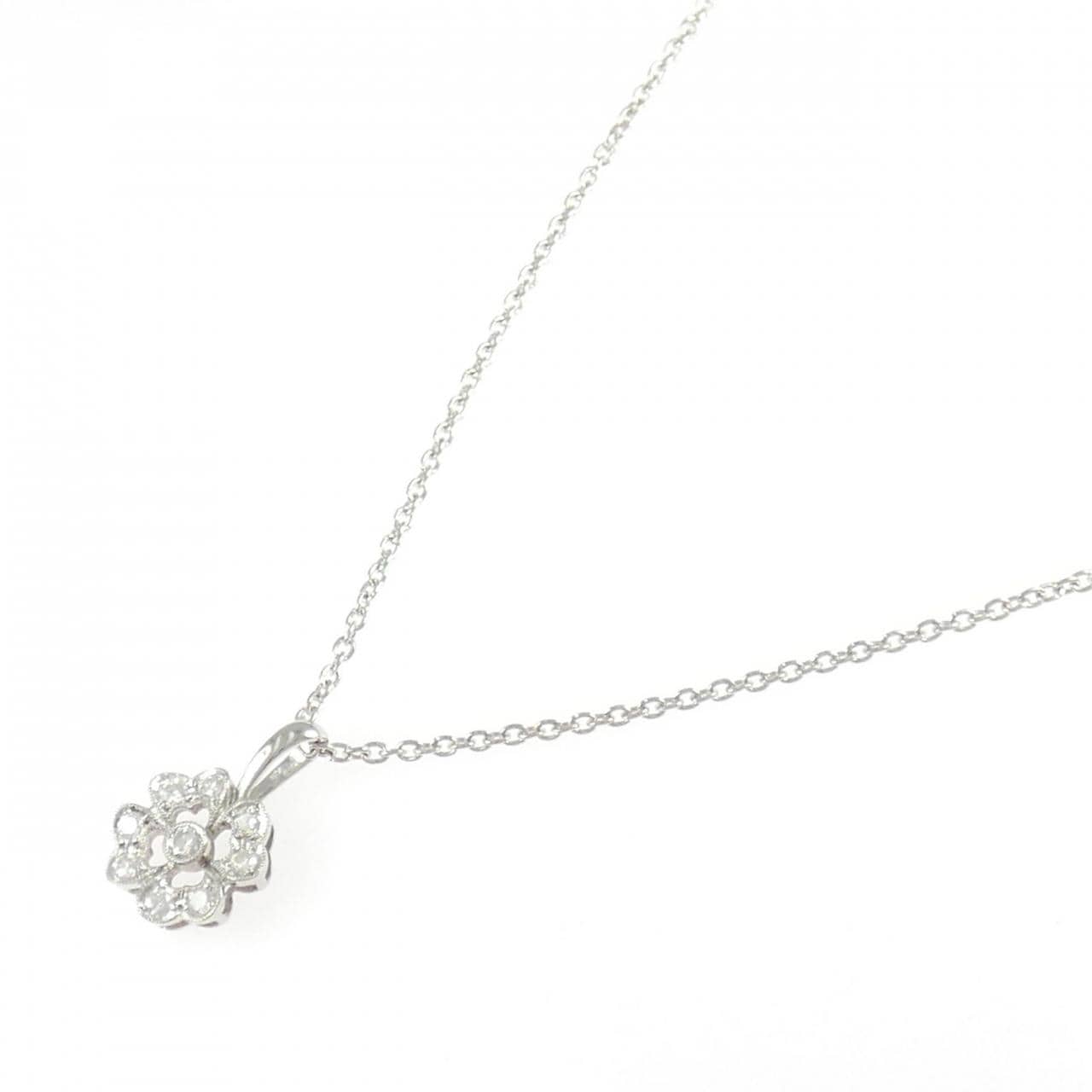 PT950/PT850 ダイヤモンド ネックレス 0.25CT