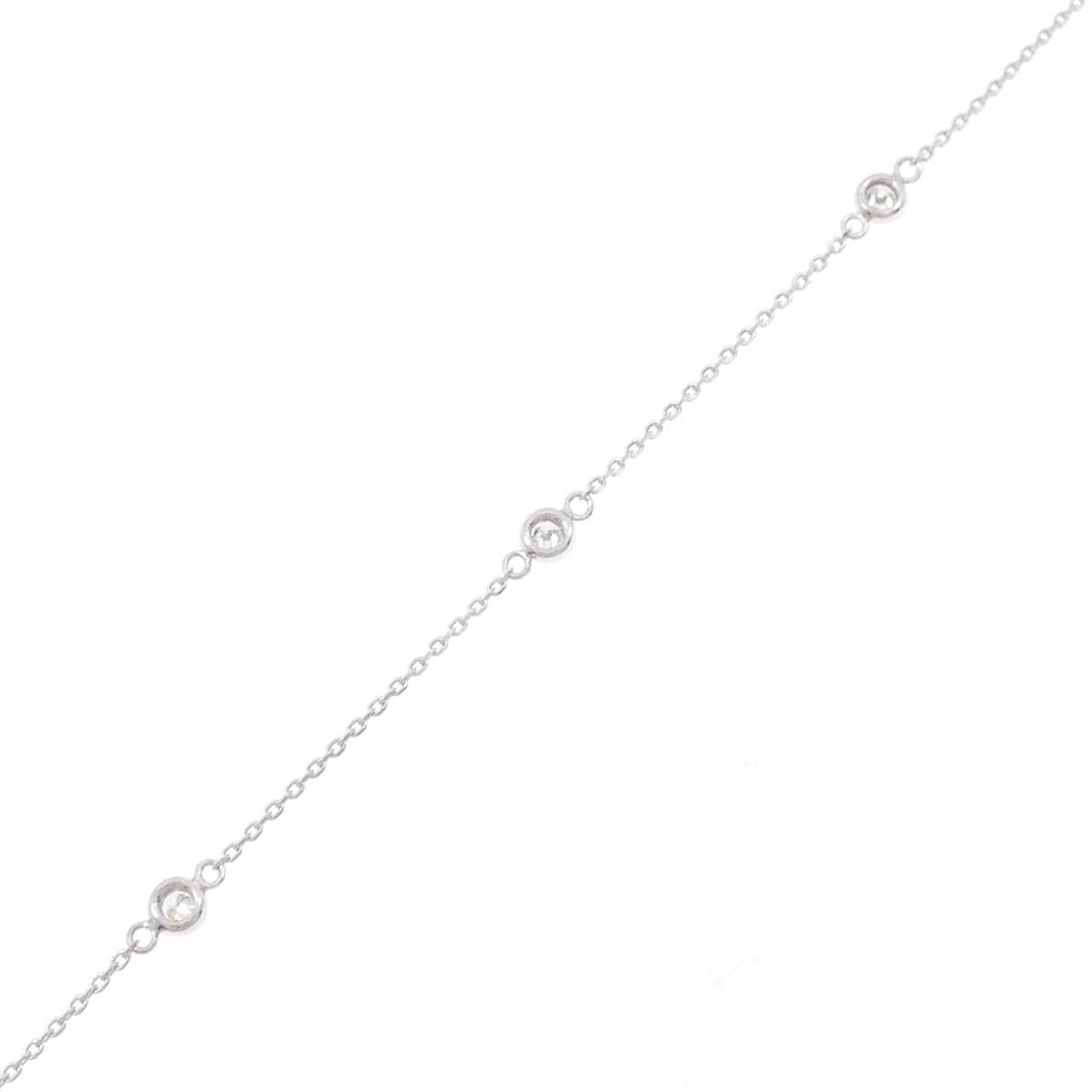 K18WG ダイヤモンド ブレスレット 0.30CT