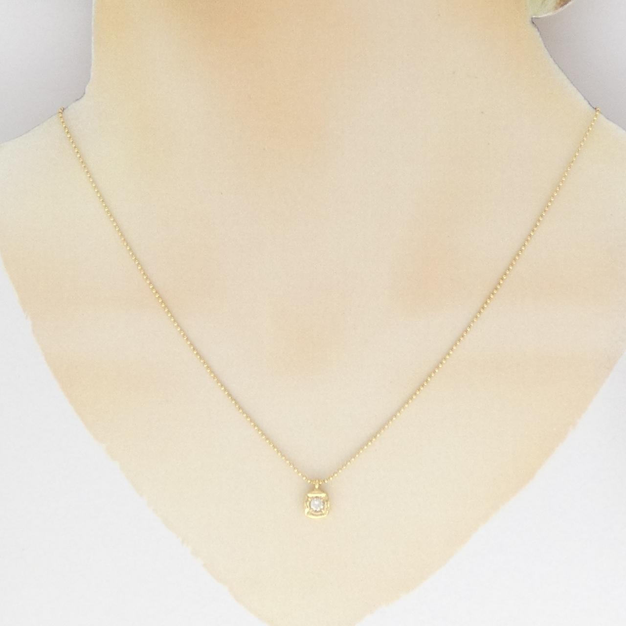 K18YG ダイヤモンド ネックレス 0.11CT