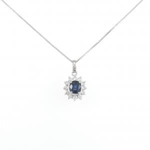 PT900/PT850 サファイヤ ネックレス 0.49CT