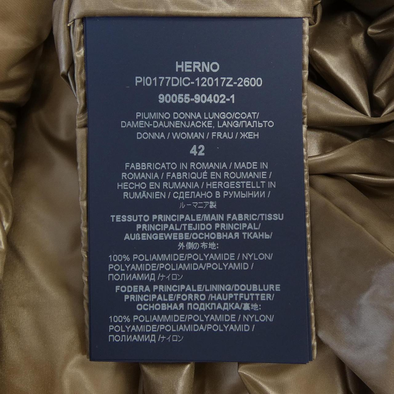 ヘルノ Herno PI0177DIC 12017Z ダウンコート