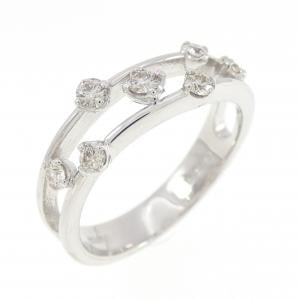 K18WG ダイヤモンド リング 0.25CT