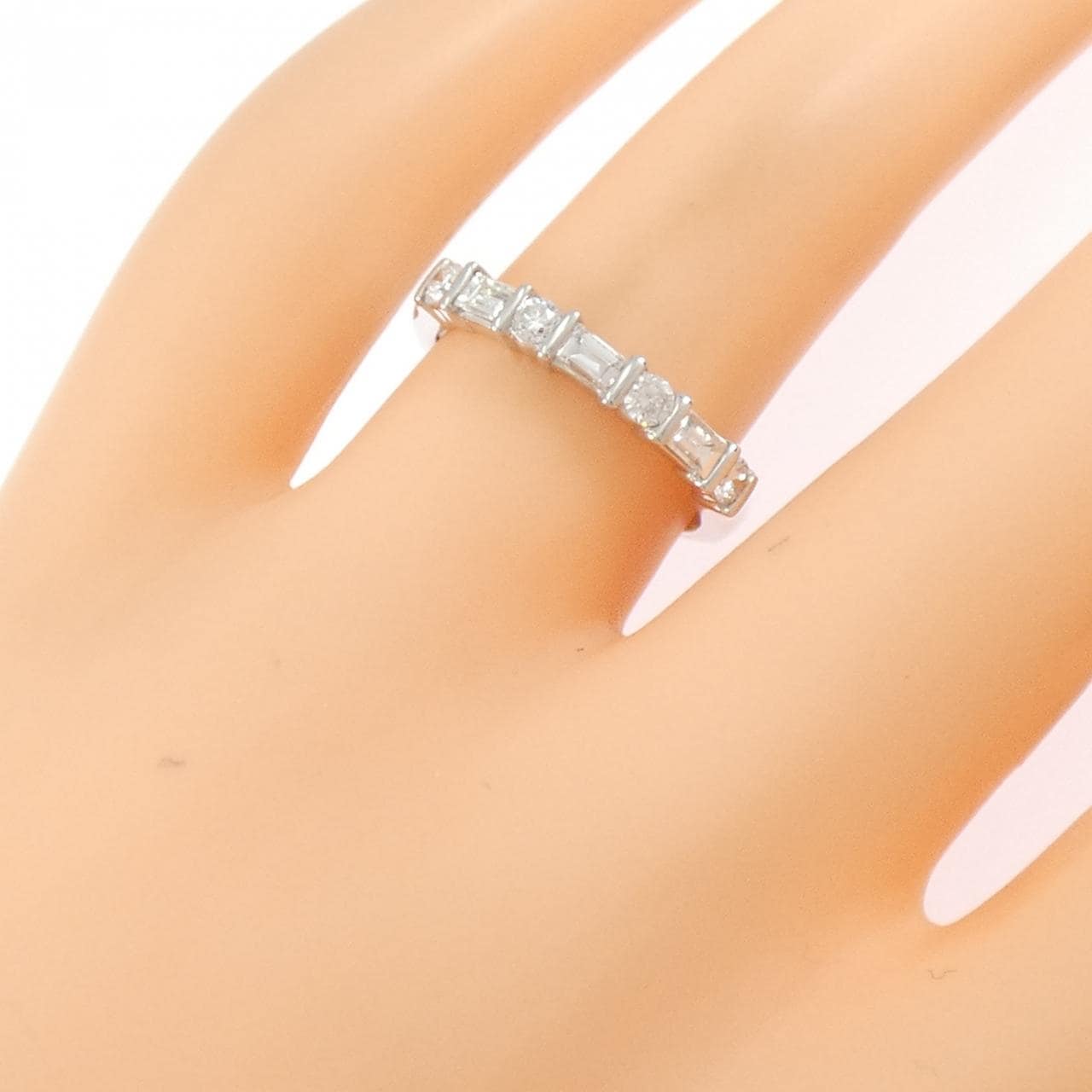 K18WG ダイヤモンド リング 0.54CT