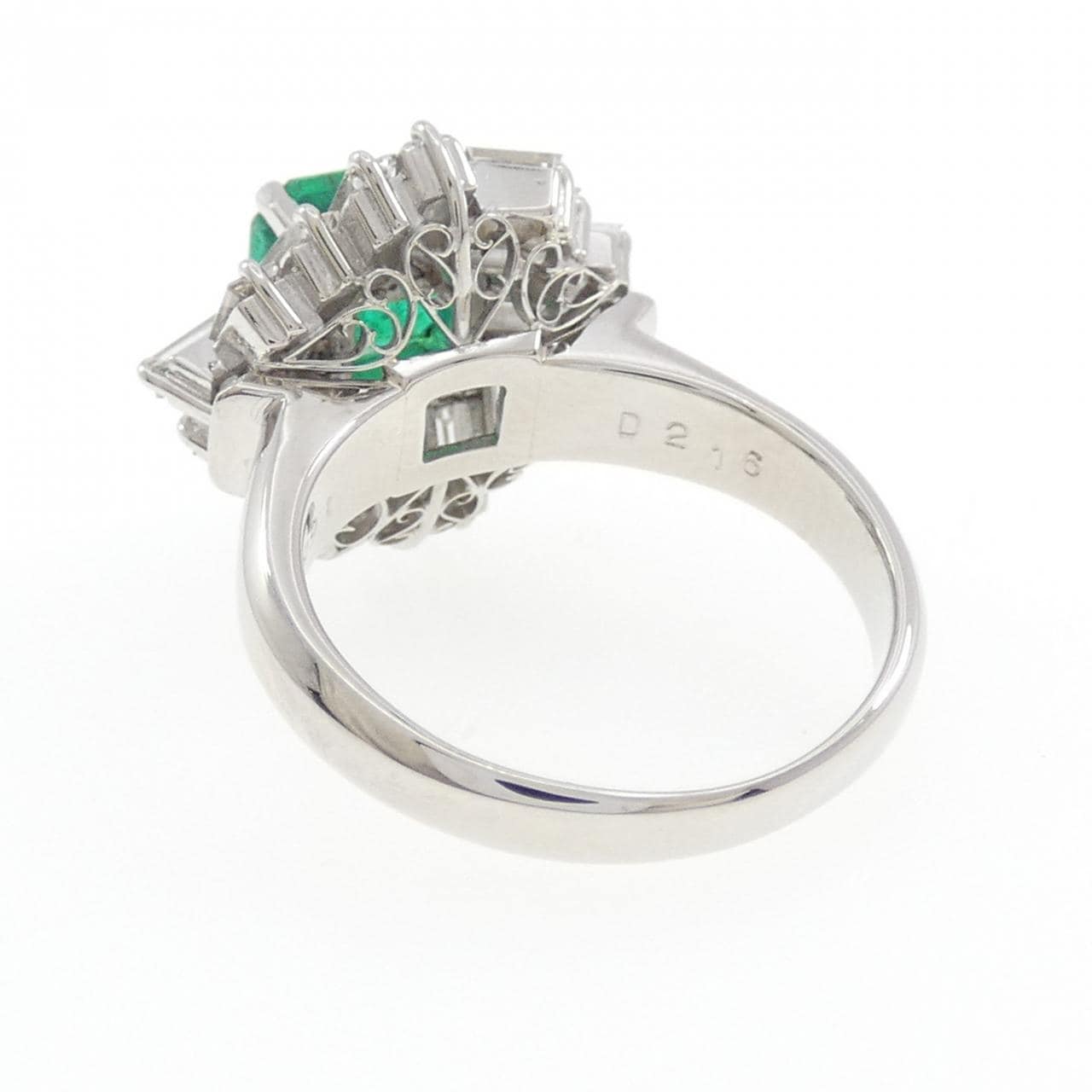 PT900 エメラルド リング 1.66CT コロンビア産