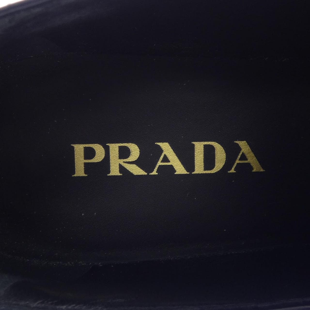 プラダ PRADA ブラッシュドレザー トライアングルロゴ 1D329N シューズ