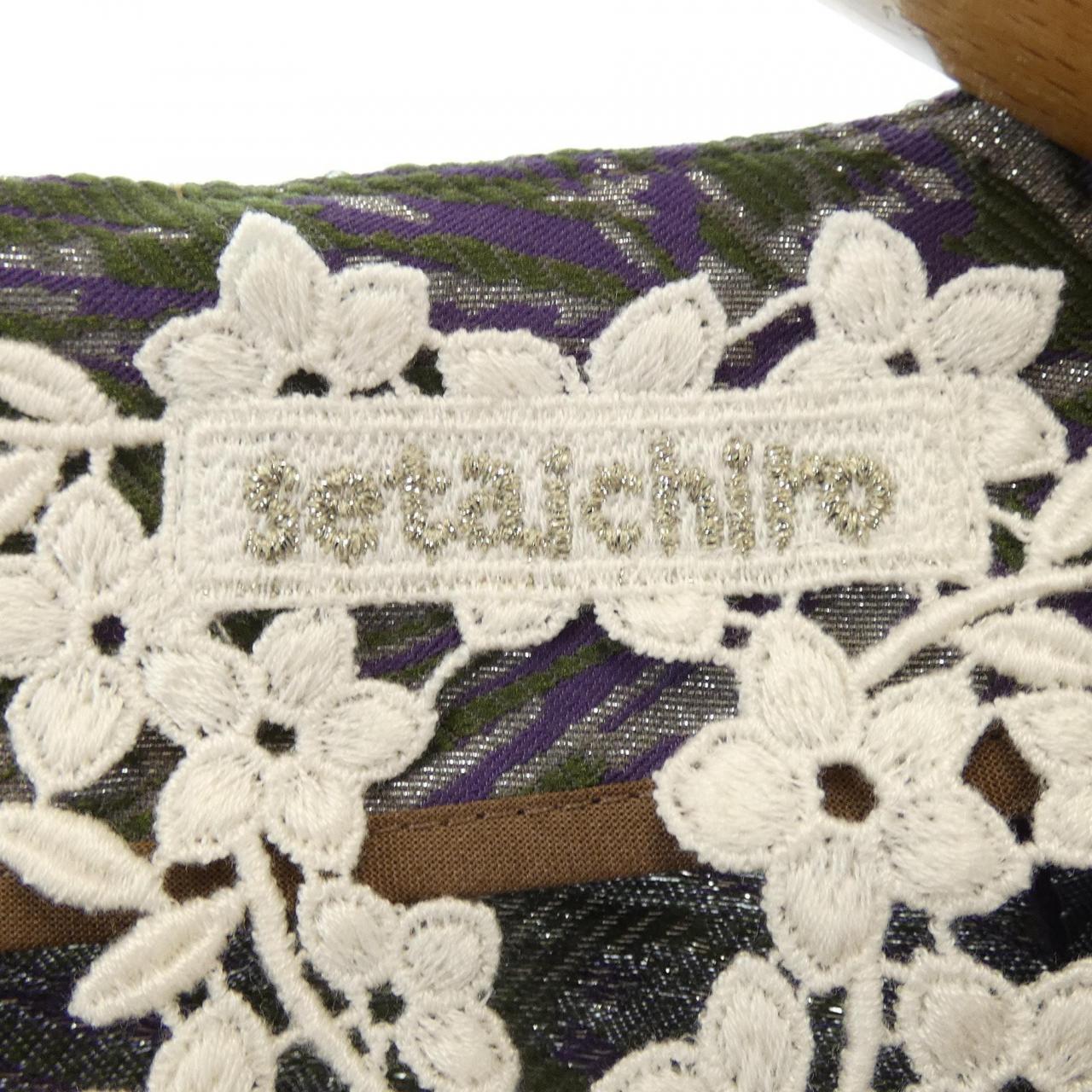 安価 ◇美品◇ ◇美品◇ ワンピース ichiro ひざ丈 seta 総刺繍 ichiro