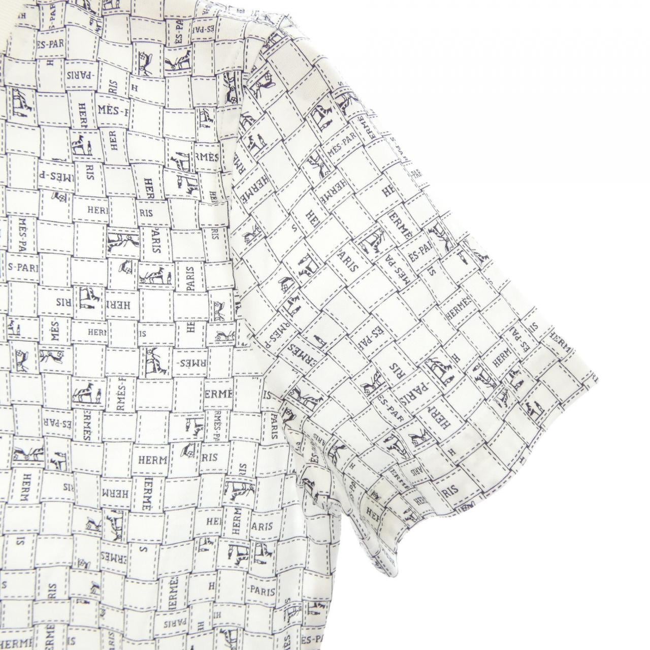 エルメス HERMES BOLDUC AU CARRE ボルデュックチェック 5E4645DK Tシャツ