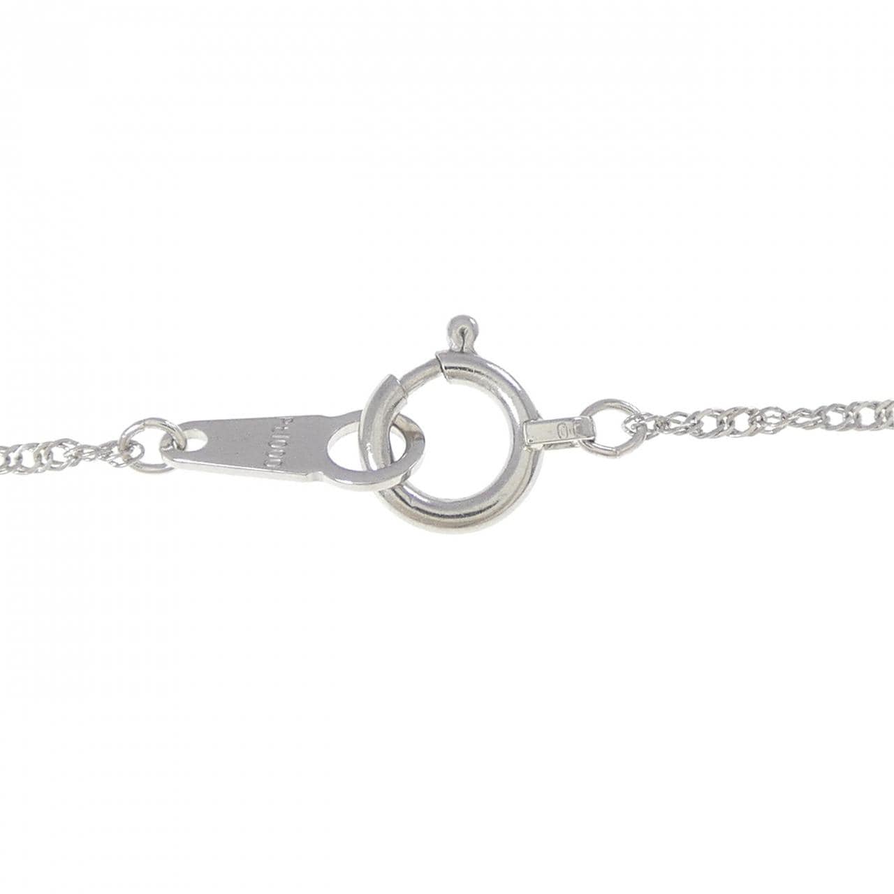 PT1000 ソリティア ダイヤモンド ネックレス 0.848CT