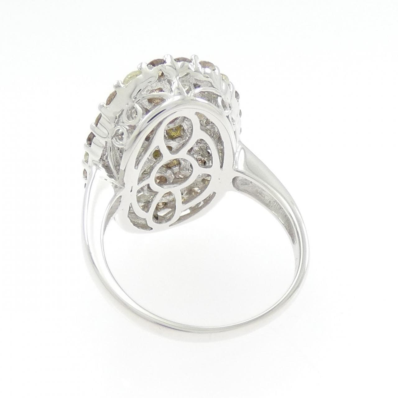 K18WG ダイヤモンド リング 2.00CT