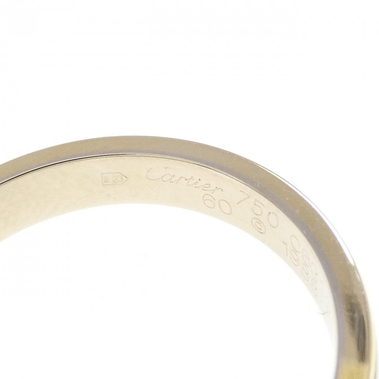 カルティエ スリーゴールドウェディング リング