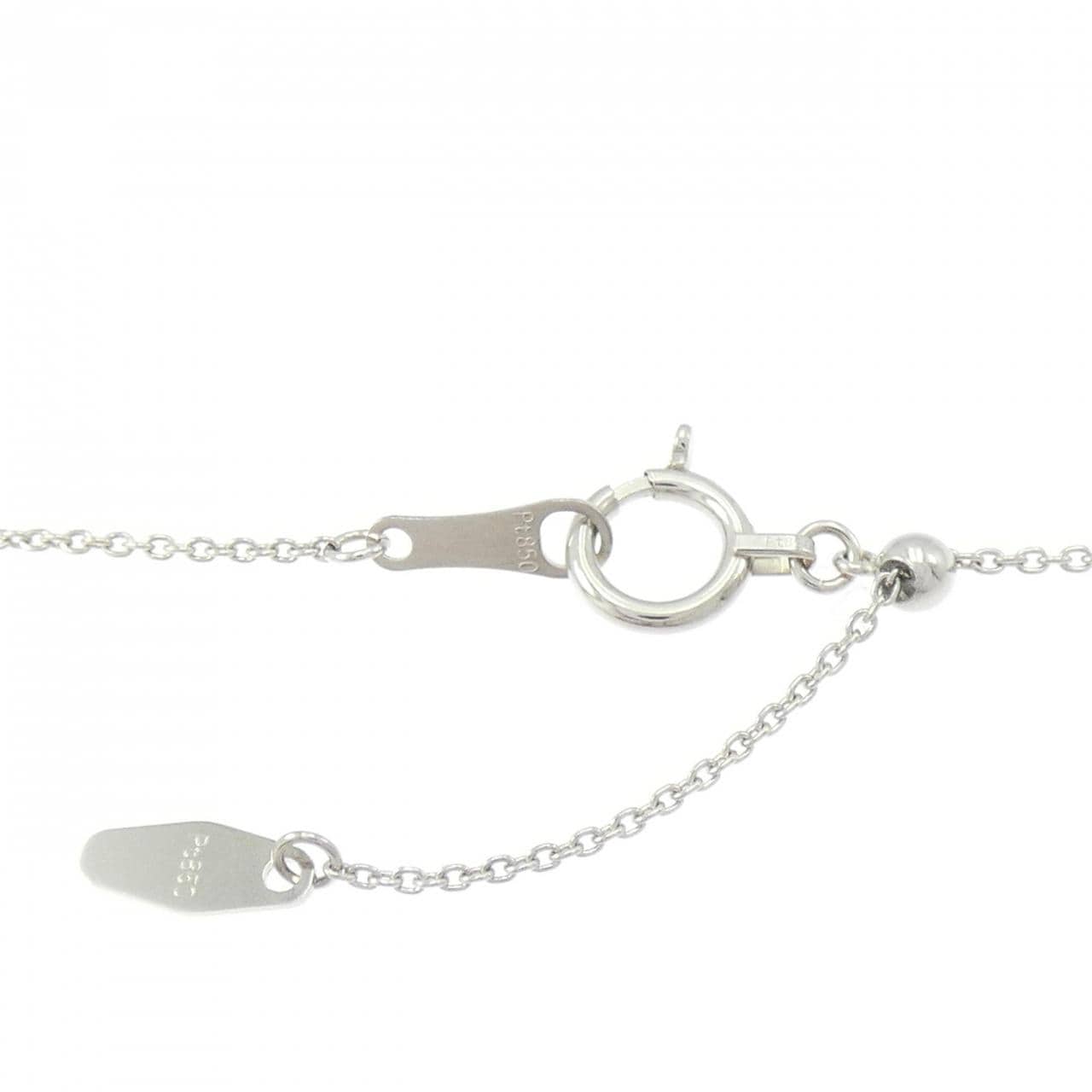 【リメイク】PT900/PT850 ダイヤモンド ネックレス 0.516CT D VS1 VG