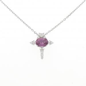 750WG/K18WG サファイヤ ネックレス 1.730CT