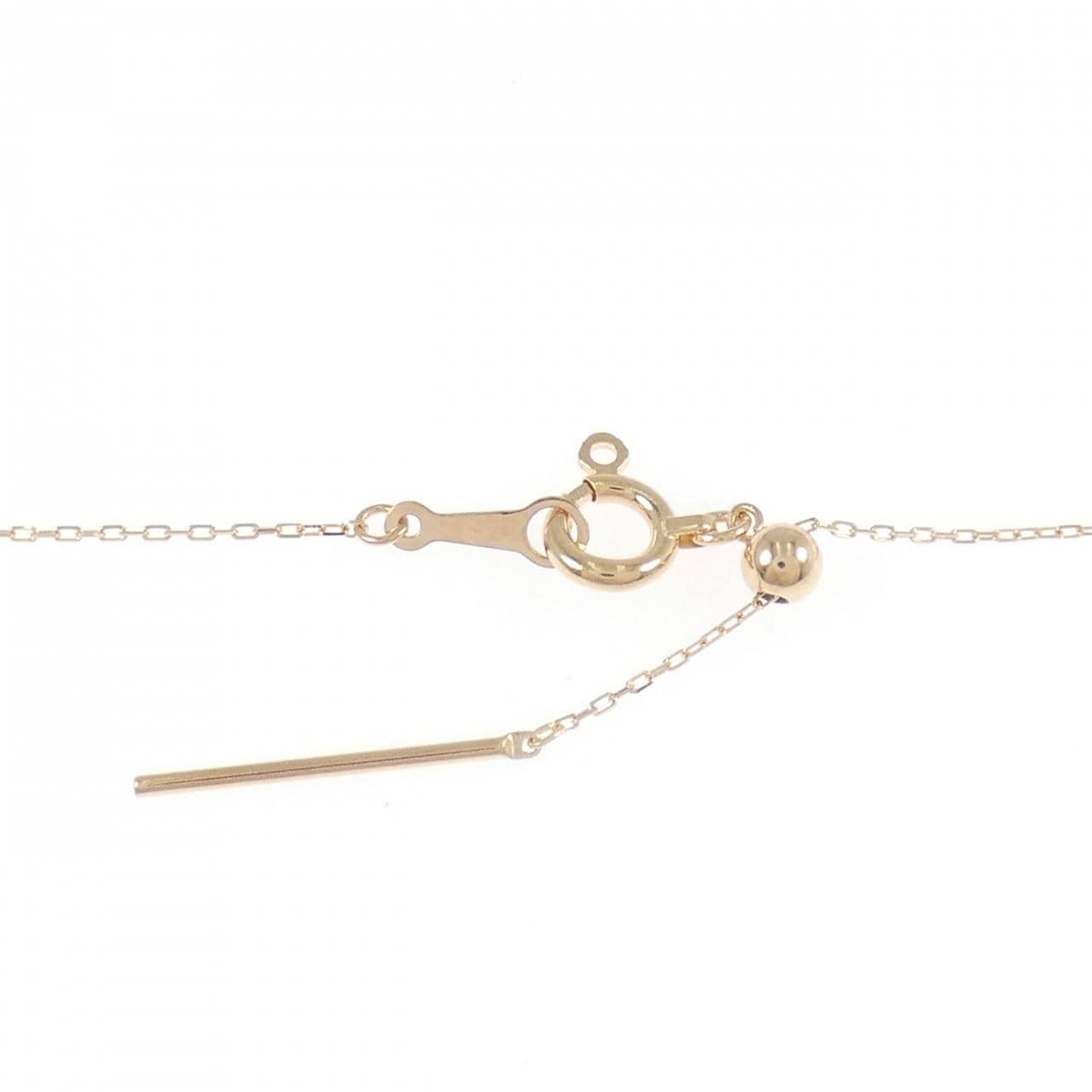 K18PG ガーネット ネックレス 0.60CT