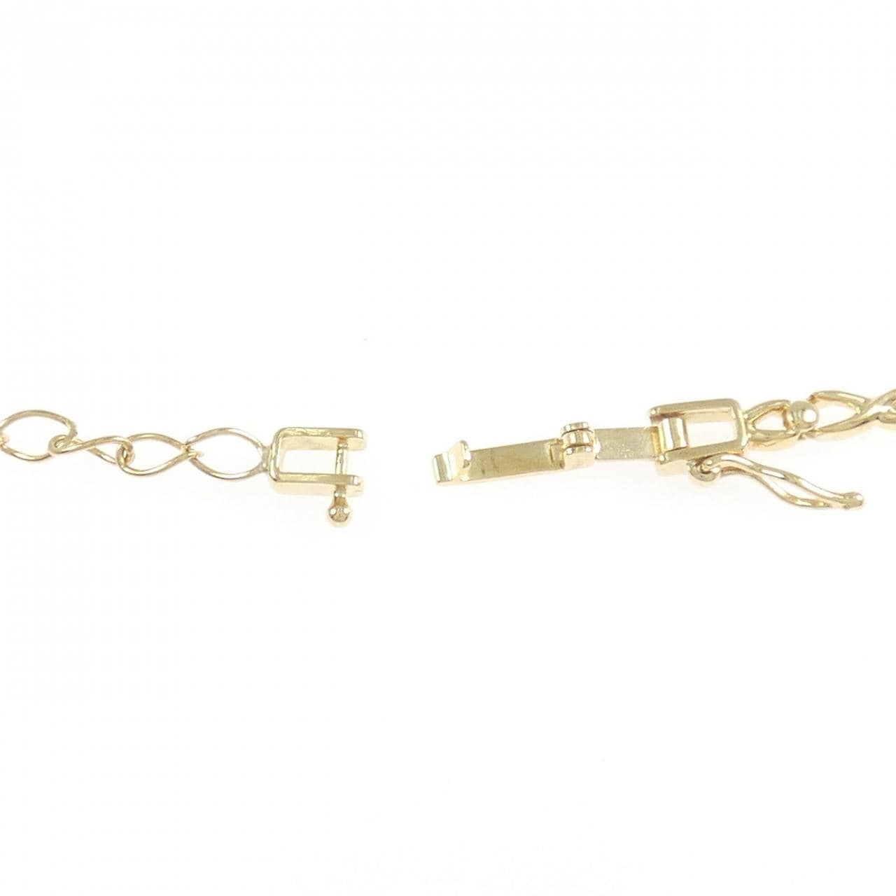 K18YG ダイヤモンド ブレスレット 0.25CT