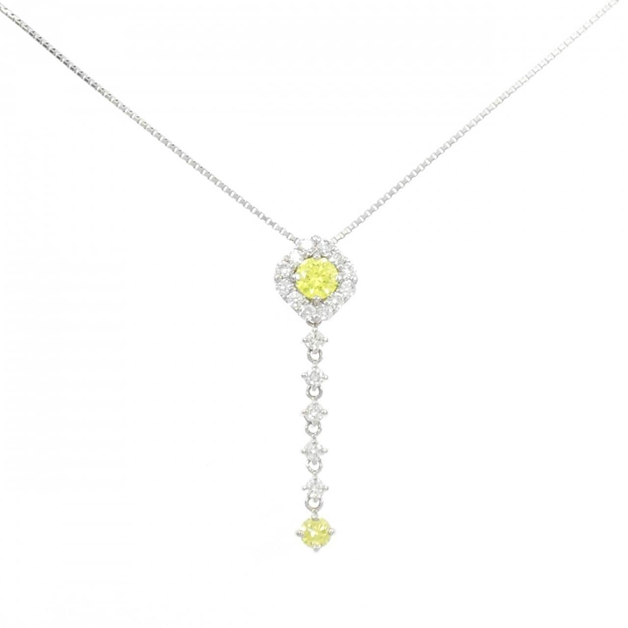 PT900/PT850 ダイヤモンド ネックレス 0.474CT