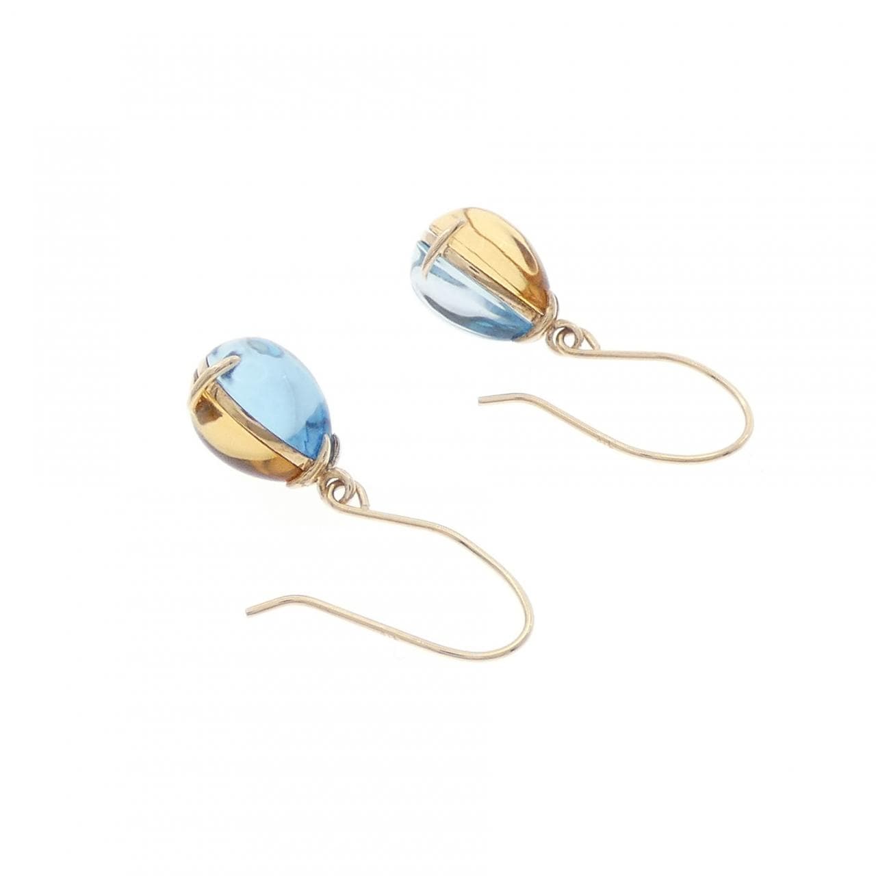 K10YG シトリン ピアス