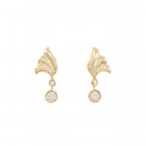 K18YG ダイヤモンド ピアス 0.18CT
