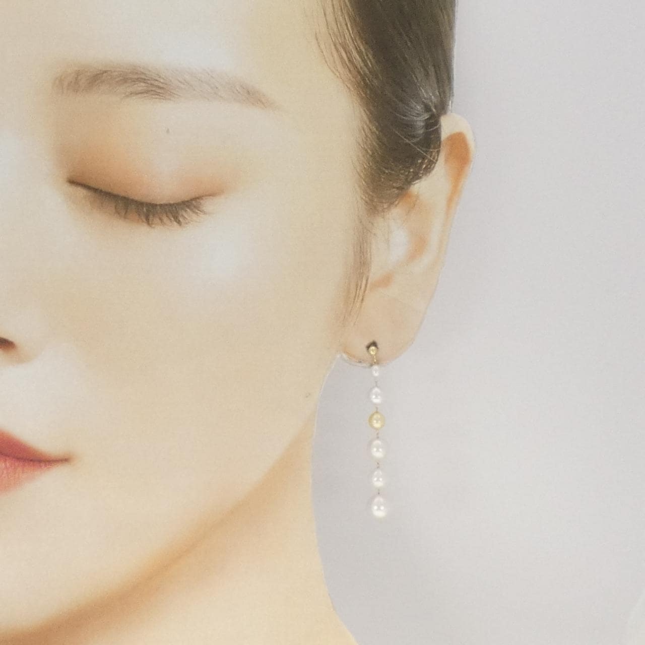 K14YG アコヤパール ピアス