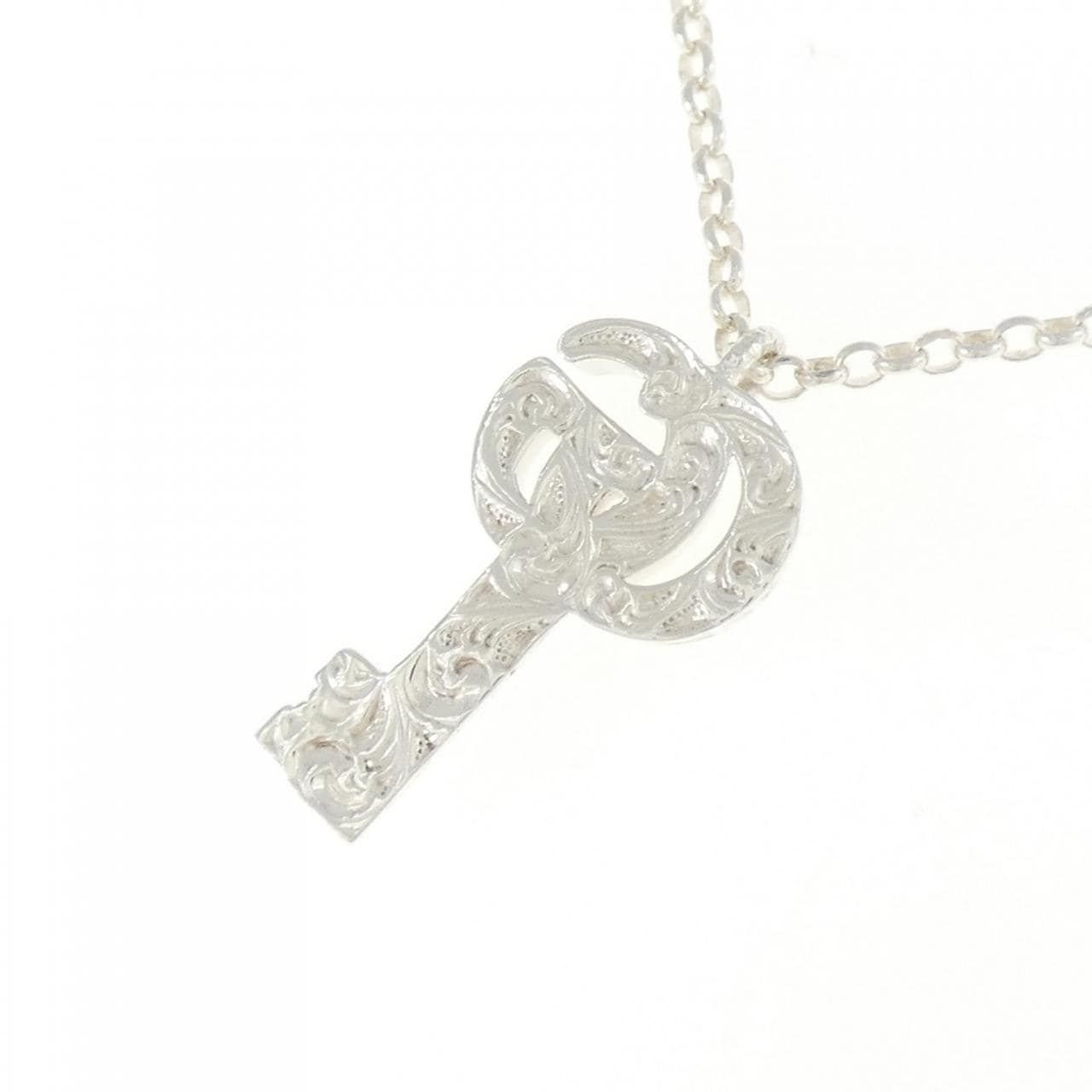 Gucci Double G Key Charm Necklace