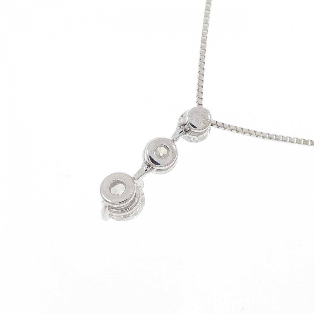 K18WG ダイヤモンド ネックレス 0.70CT