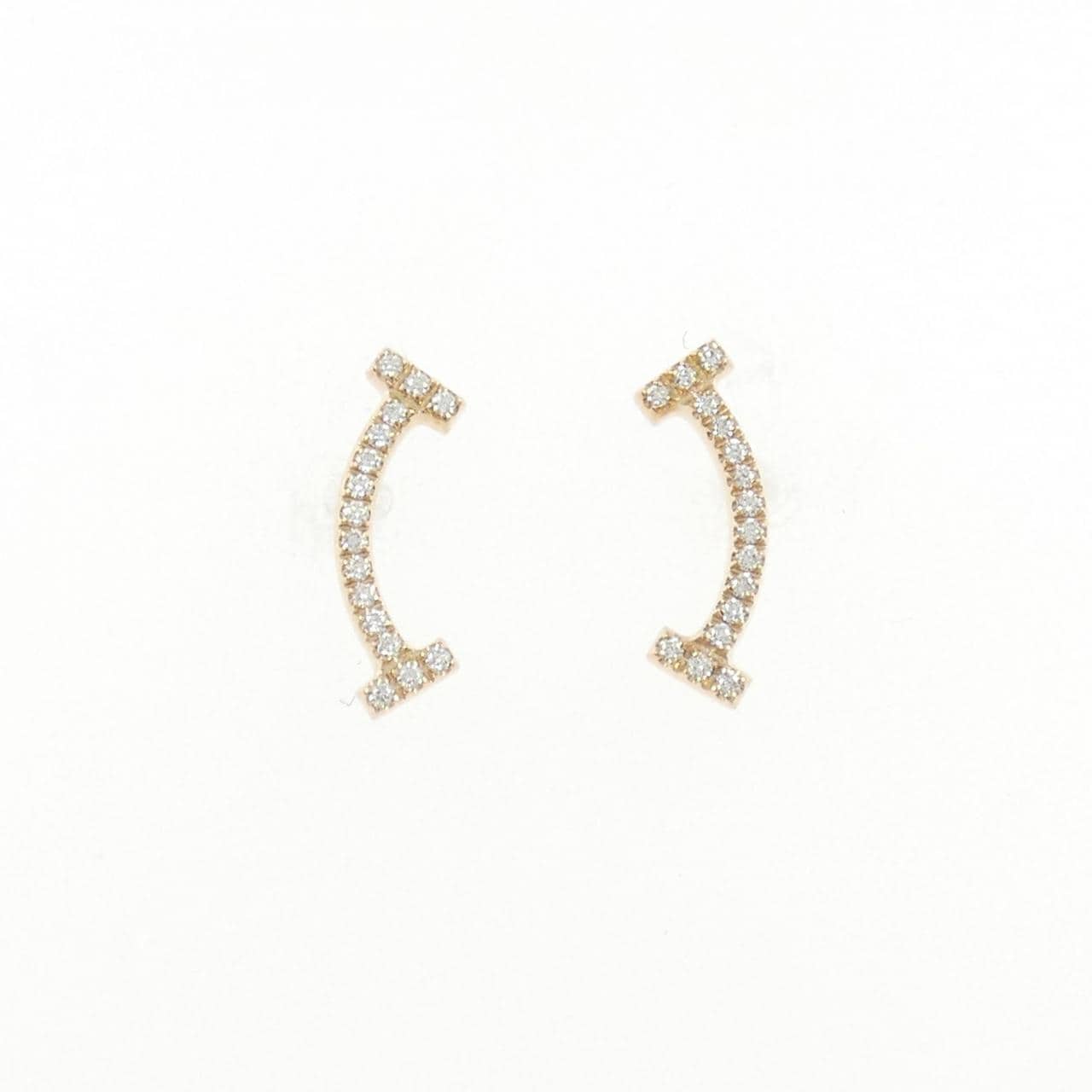 ティファニー Tスマイル ピアス